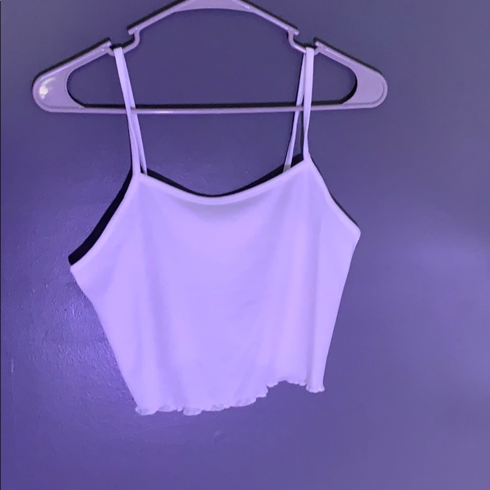 white tank top